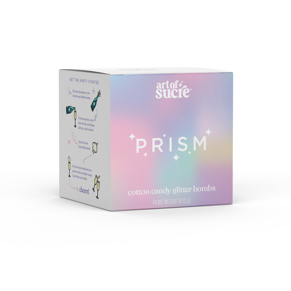 Prism Edible Glitter Bombs for Cocktails & Beverages