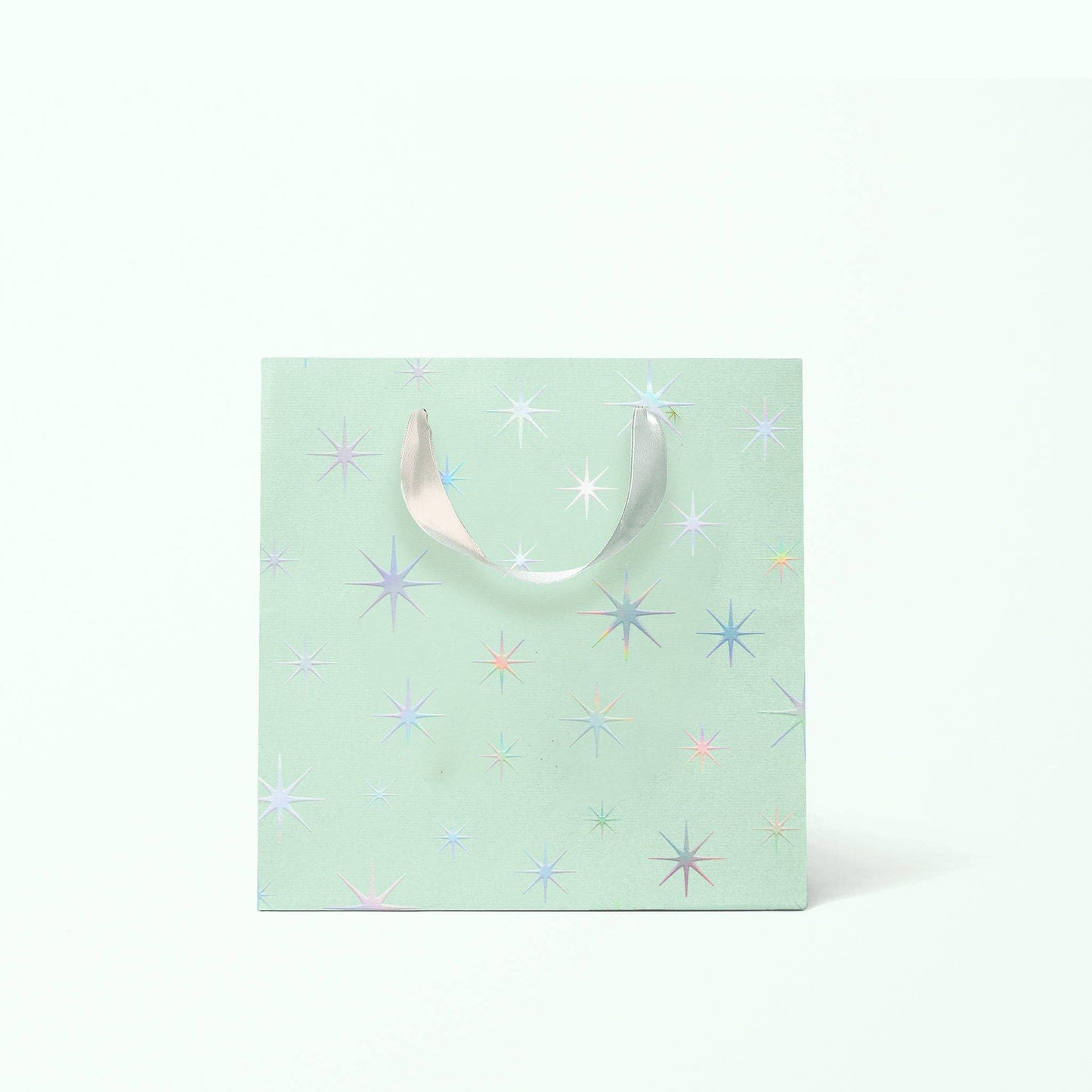 Starburst Holographic Mint Small Gift Bag