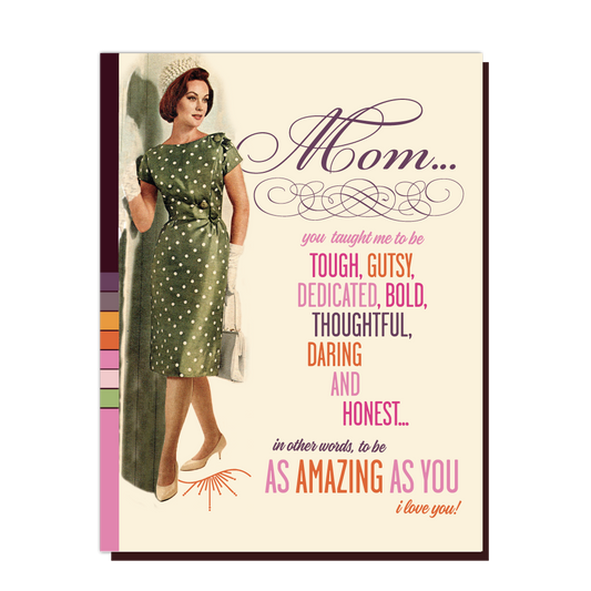 “Mom, You Taught Me” Greeting Card