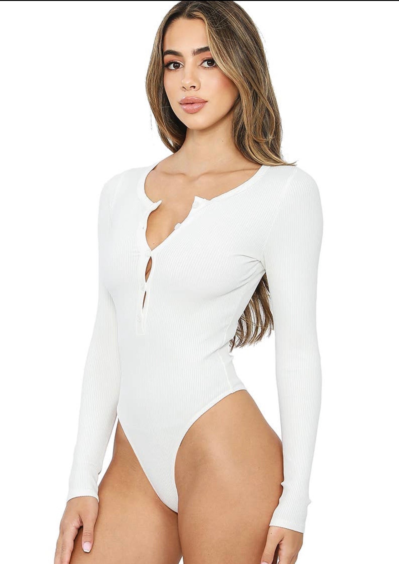 Good For Nothing Bodysuit in White