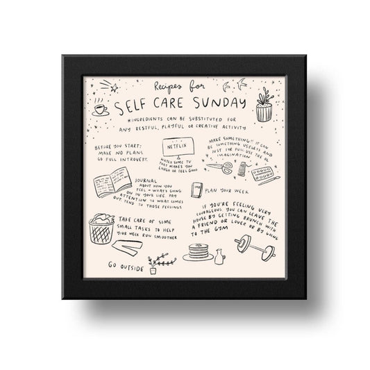Self Care Art Print