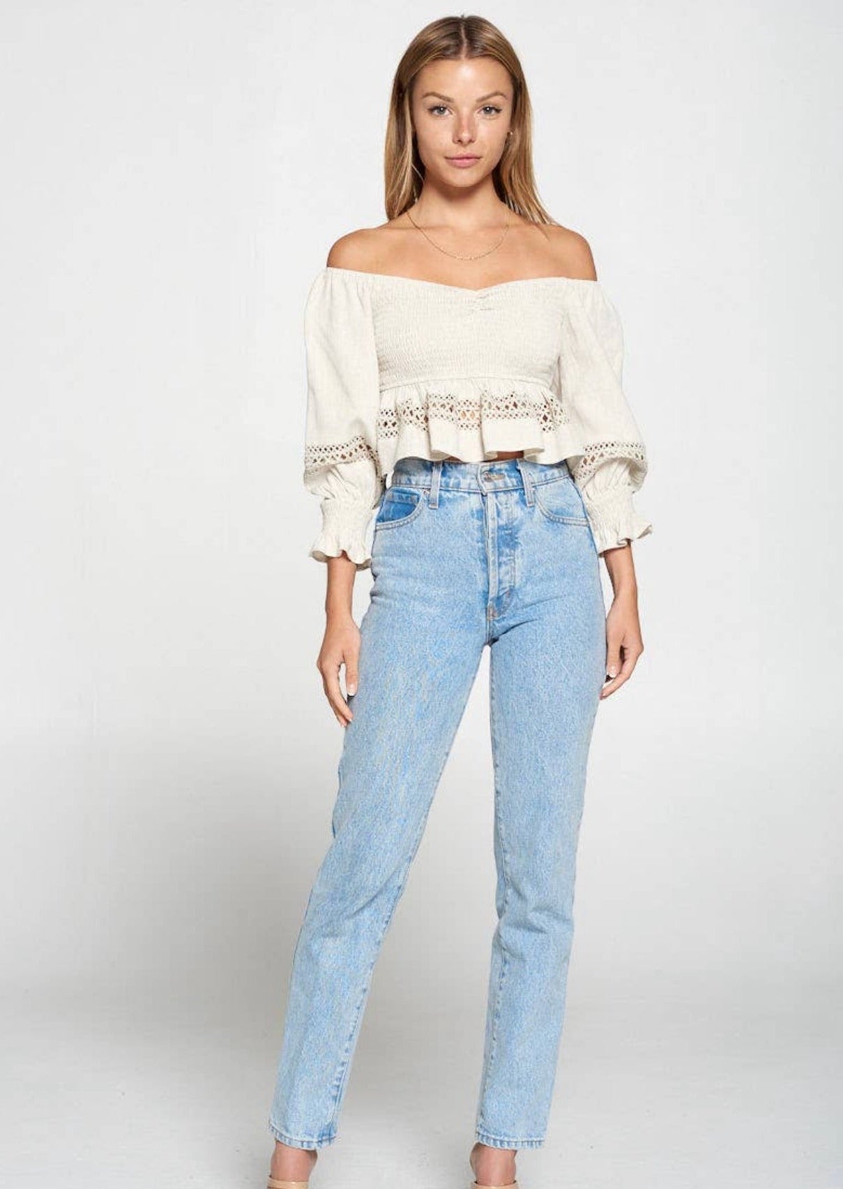Shining Star Crochet Crop Top