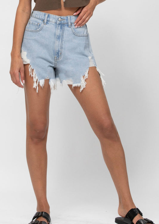 What a Feeling Ribcage High Rise Shorts