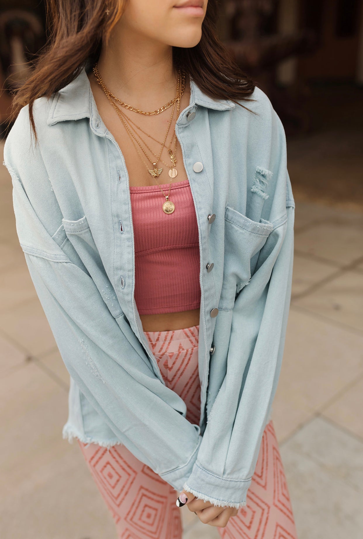 Always In Style Ribbed Crop Tank Top in Dusty Rose