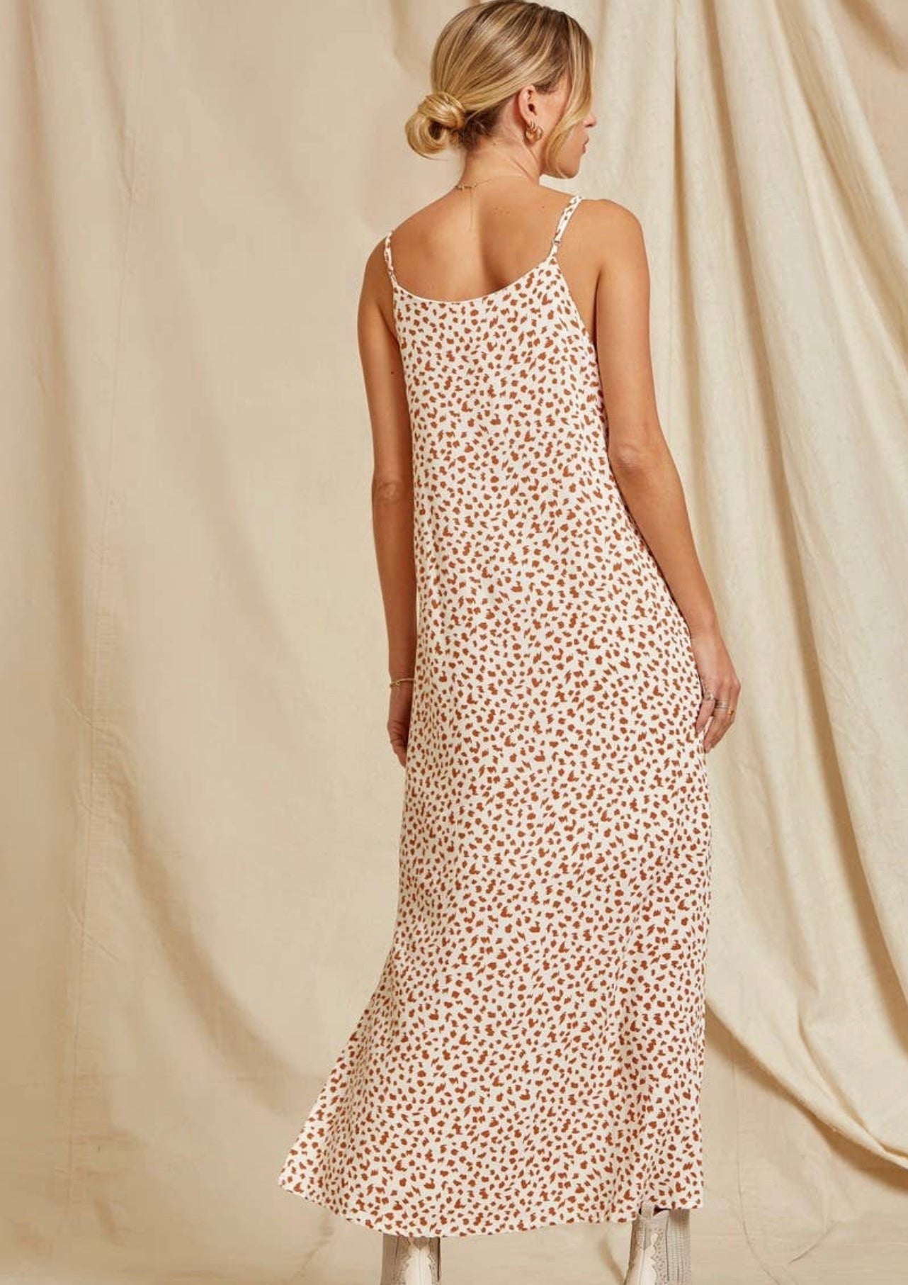 Safari Chic Maxi Dress